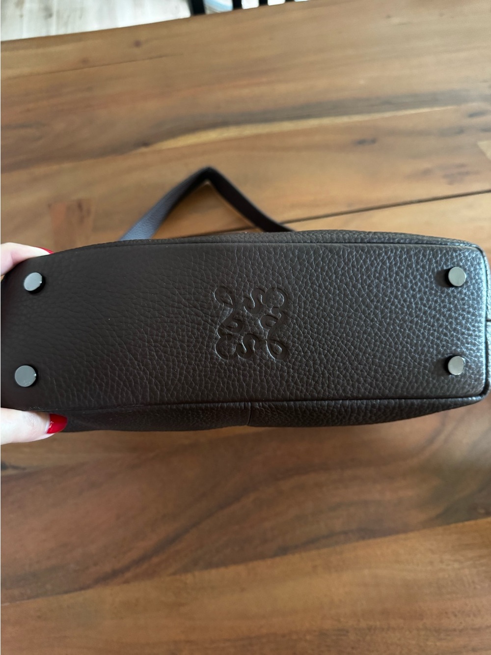 Status Anxiety Ready And Willing Cocoa Leather Shoulder Bag - Picture 10 of 11